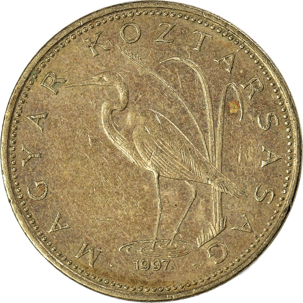 Moneda, Hungría, 5 Forint, 1997