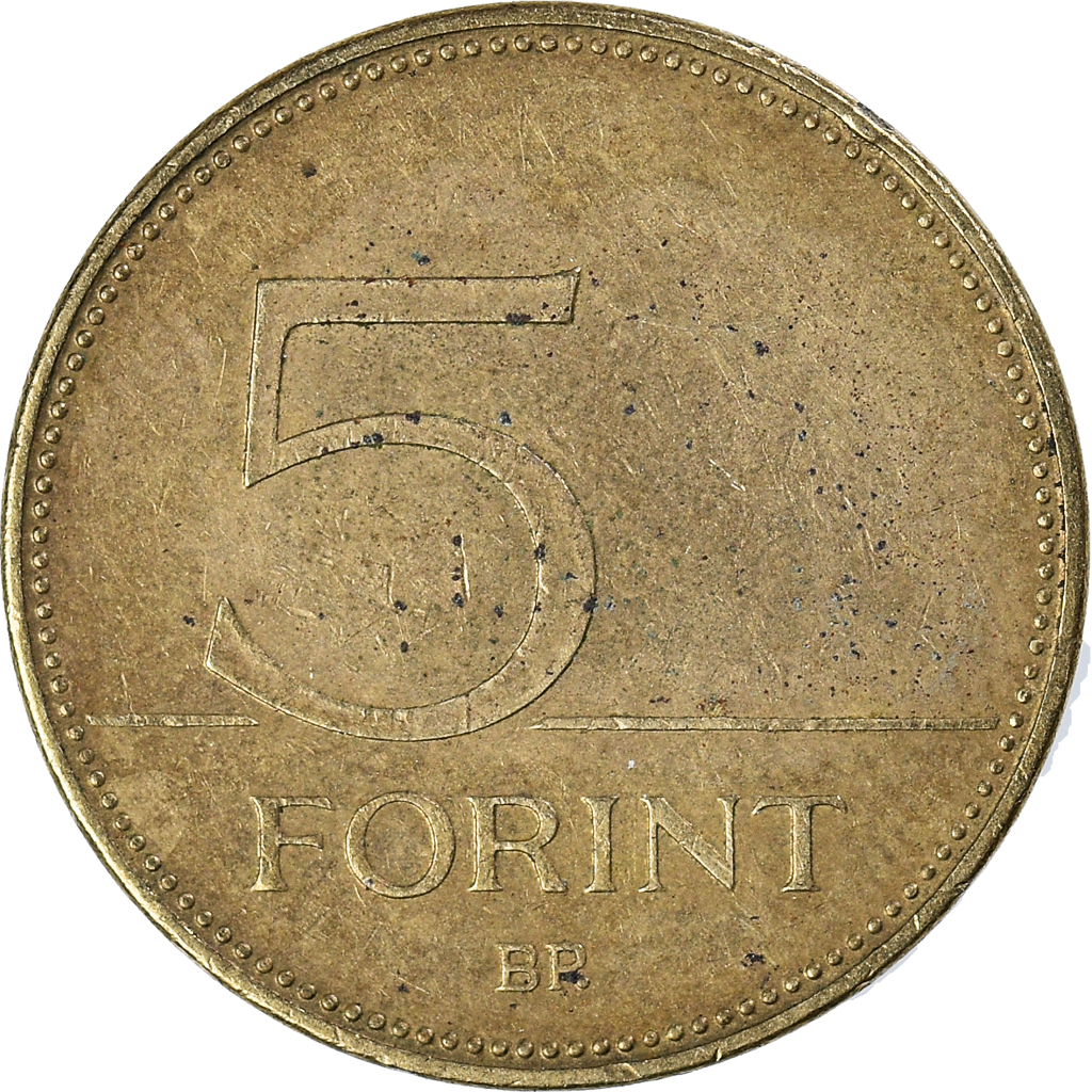 Moneda, Hungría, 5 Forint, 1997