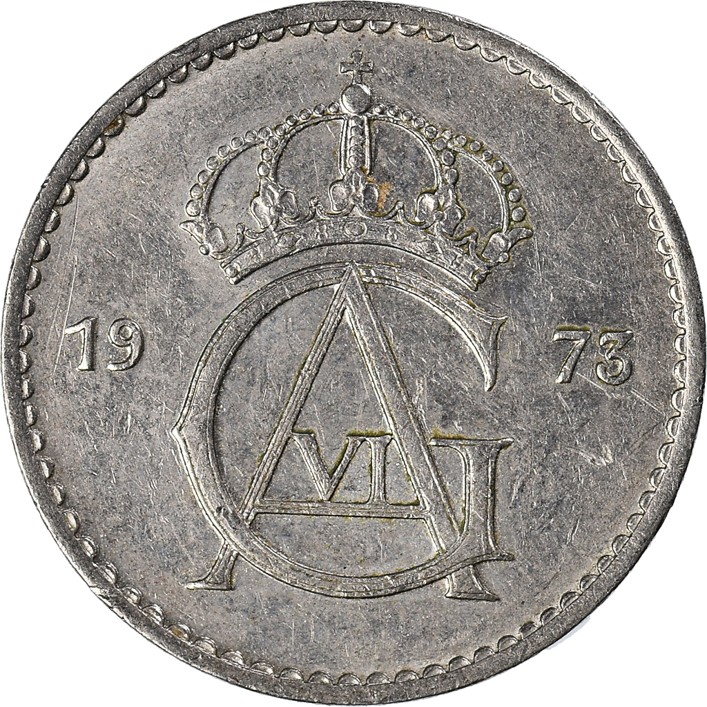 Moneda, Suecia, 50 Öre, 1973