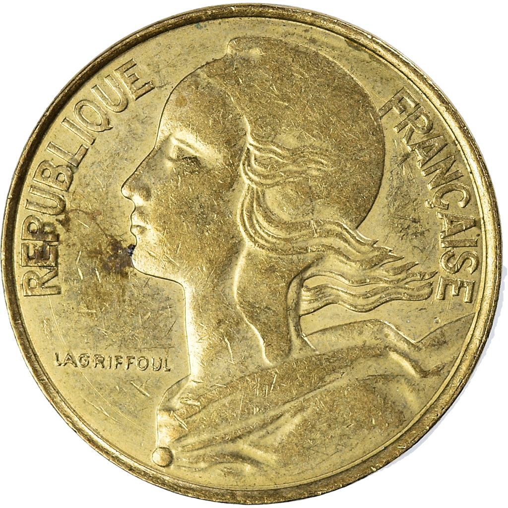Moneda, Francia, 10 Centimes, 1997