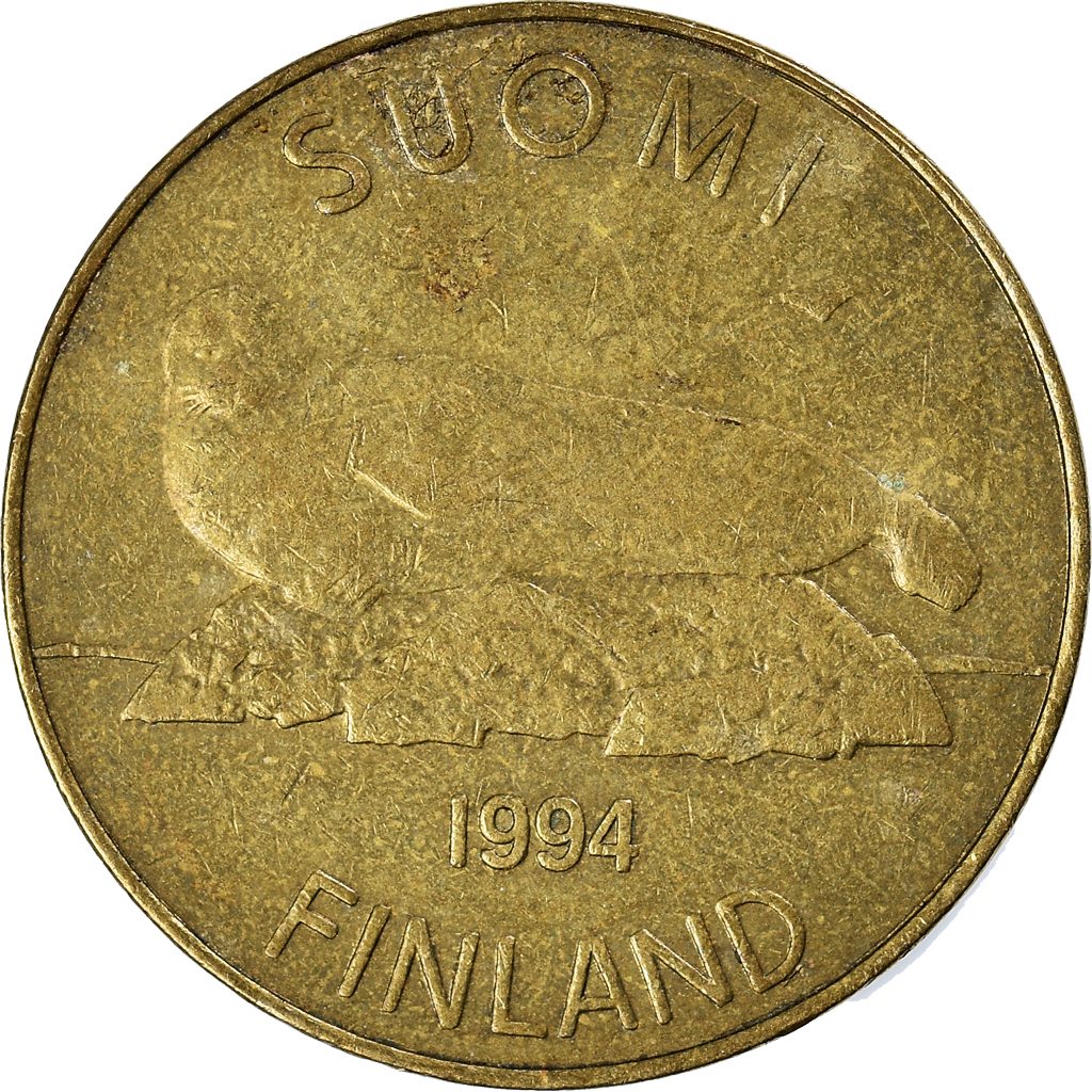 Moneda, Finlandia, 5 Markkaa, 1994
