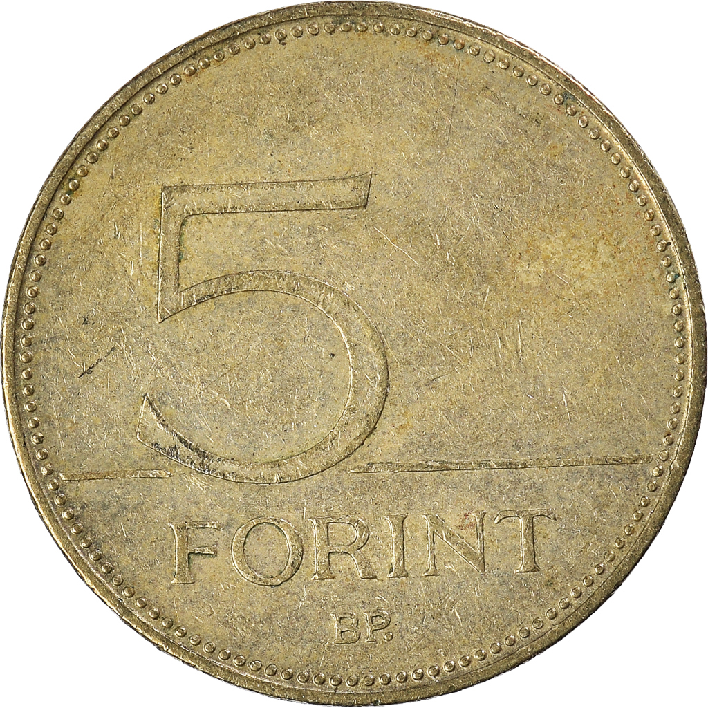 Moneda, Hungría, 5 Forint, 2003
