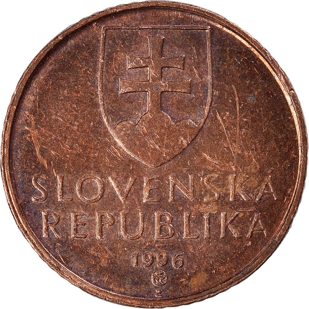 Moneda, Eslovaquia, 50 Halierov, 1996
