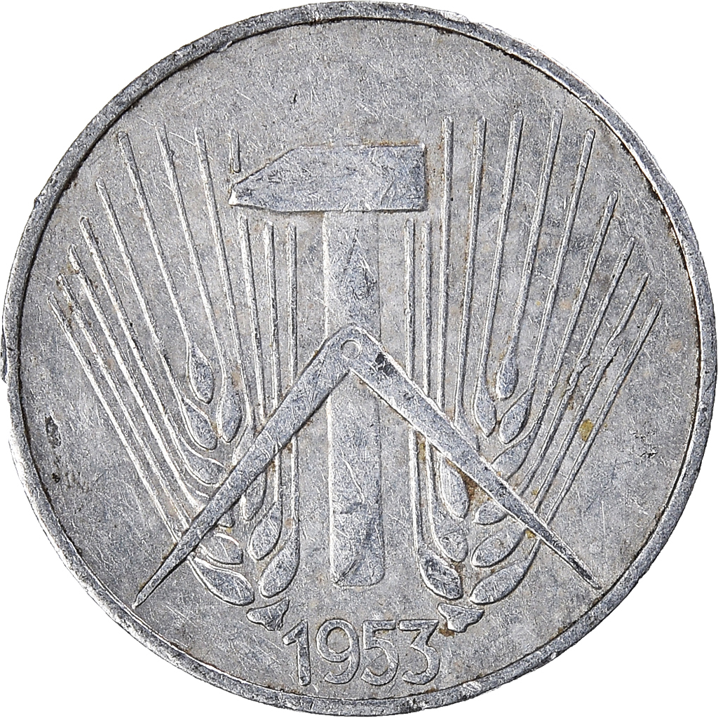Coin, GERMAN-DEMOCRATIC REPUBLIC, Pfennig, 1953