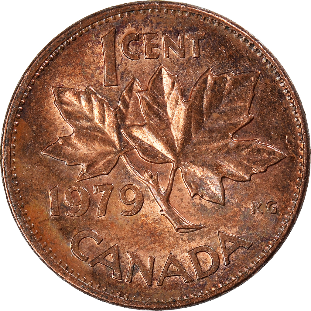 Moneda, Canadá, Cent, 1979