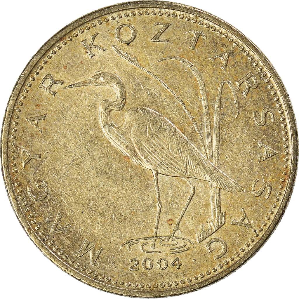 Moneda, Hungría, 5 Forint, 2004