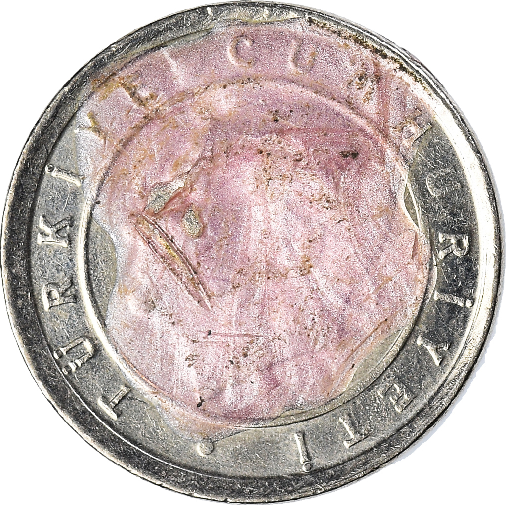 Moneda, Turquía, 5 New Kurus, 2006