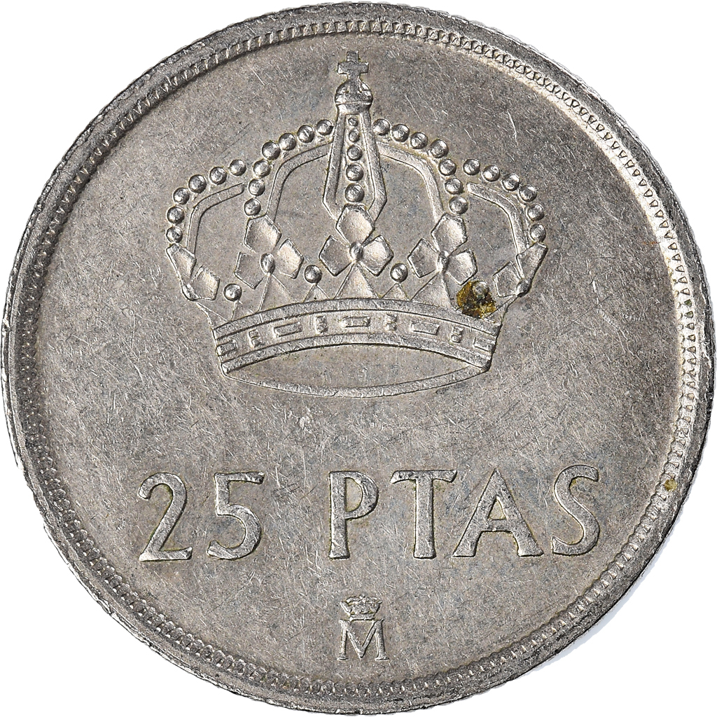 Moneda, España, 25 Pesetas, 1982