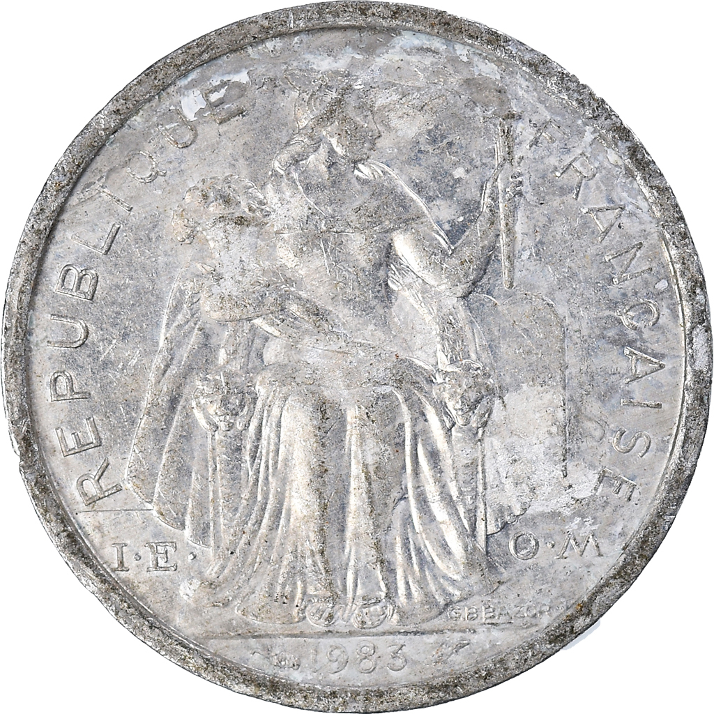Moneda, Nueva Caledonia, Franc, 1983