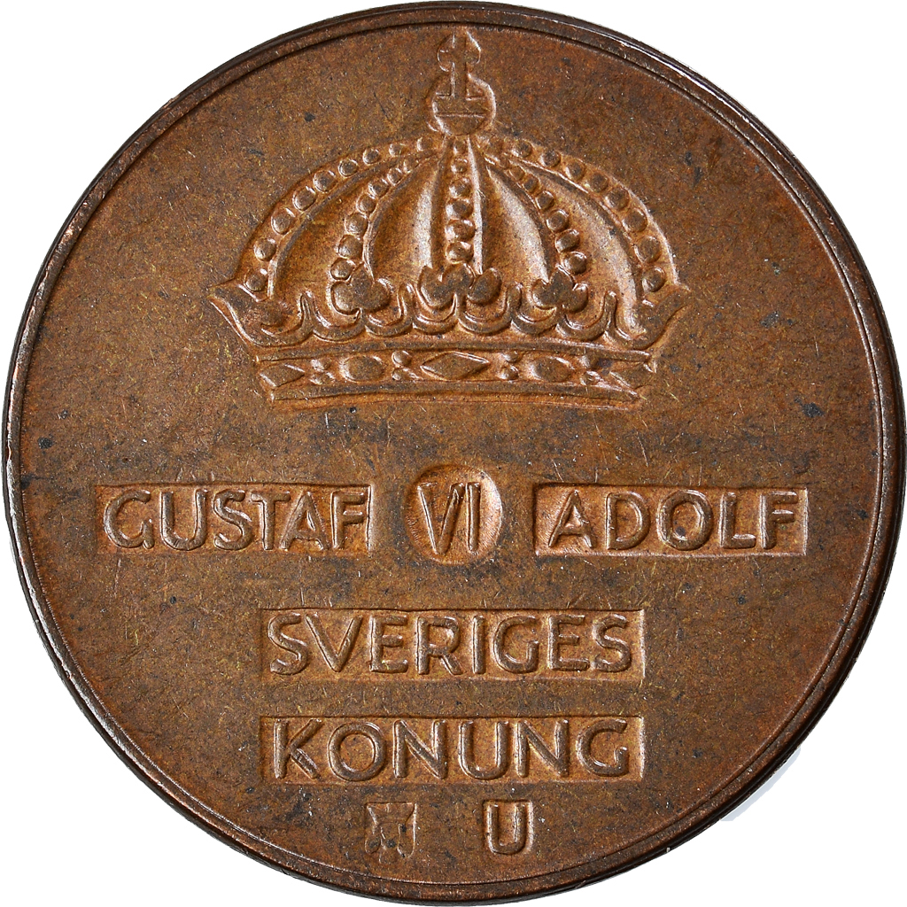Moneda, Suecia, 5 Öre, 1969