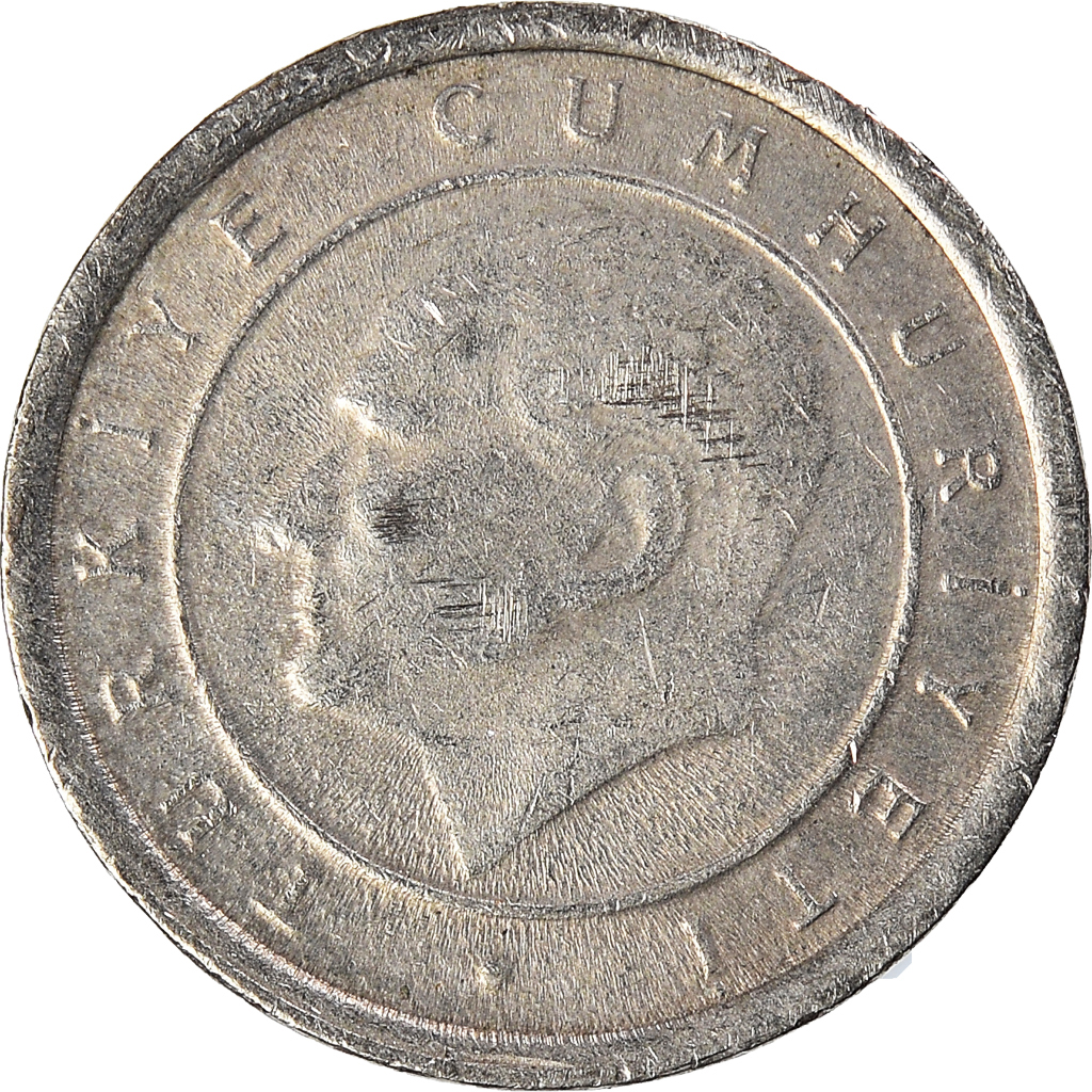 Moneda, Turquía, 5 New Kurus, 2005