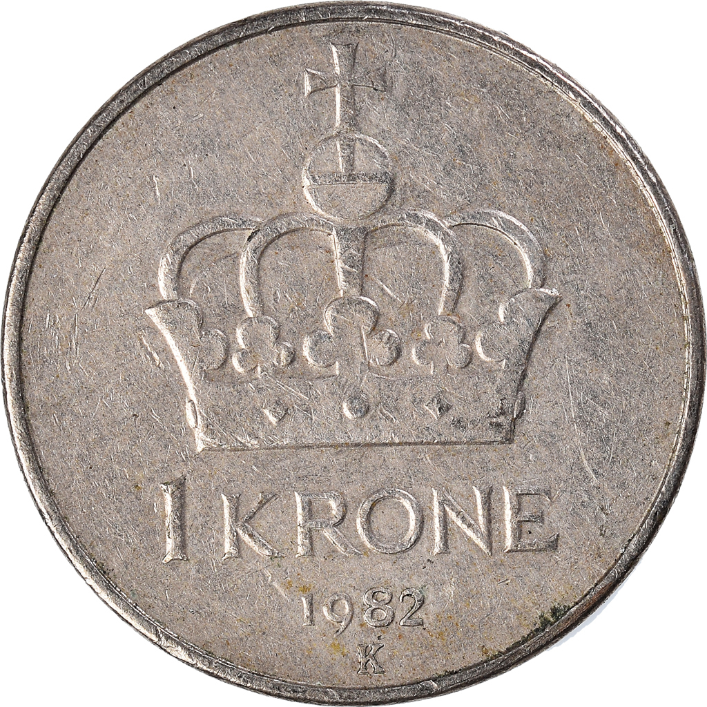 Moneda, Noruega, Krone, 1982
