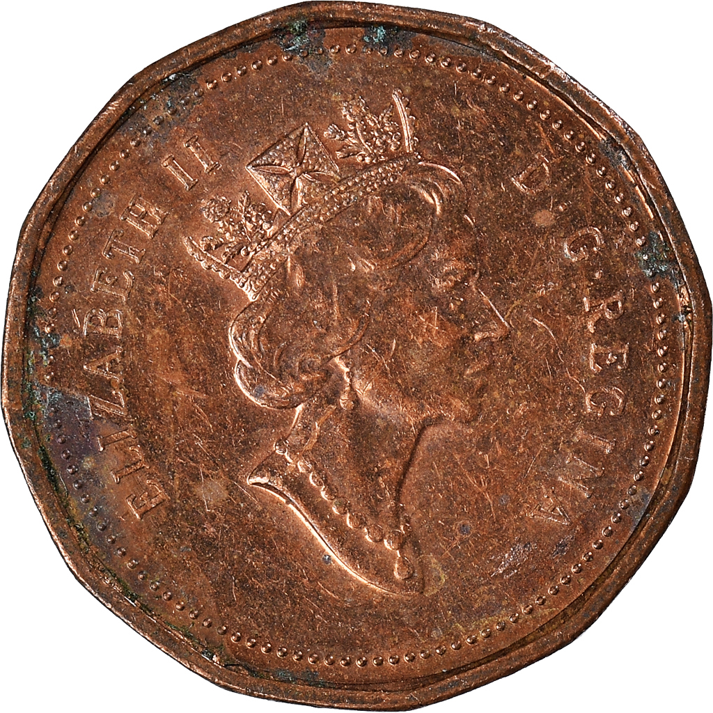 Moneda, Canadá, Cent, 1992