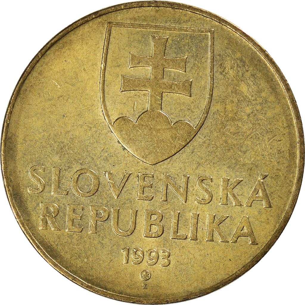 Moneda, Eslovaquia, 10 Koruna, 1993