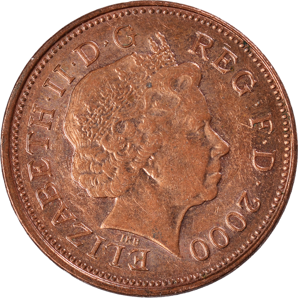 Moneda, Gran Bretaña, 2 Pence, 2000