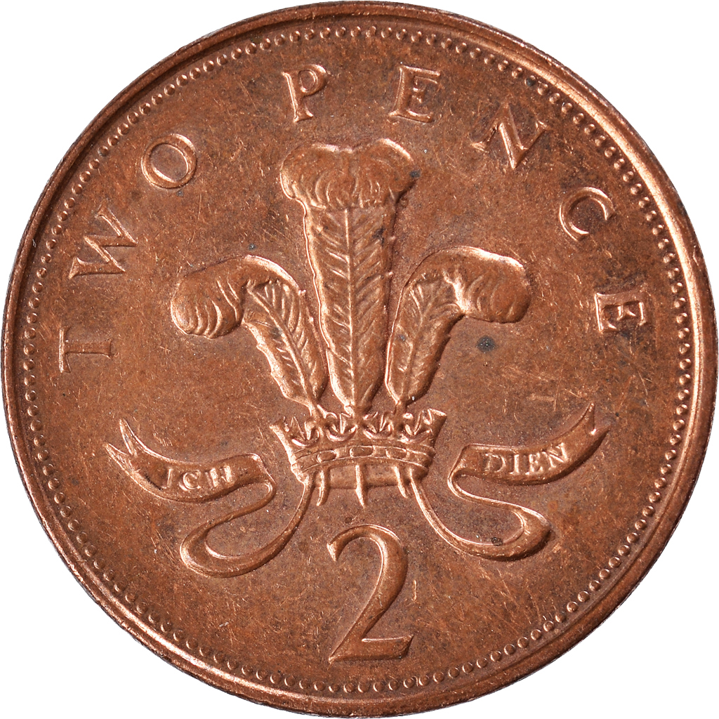 Moneda, Gran Bretaña, 2 Pence, 2000