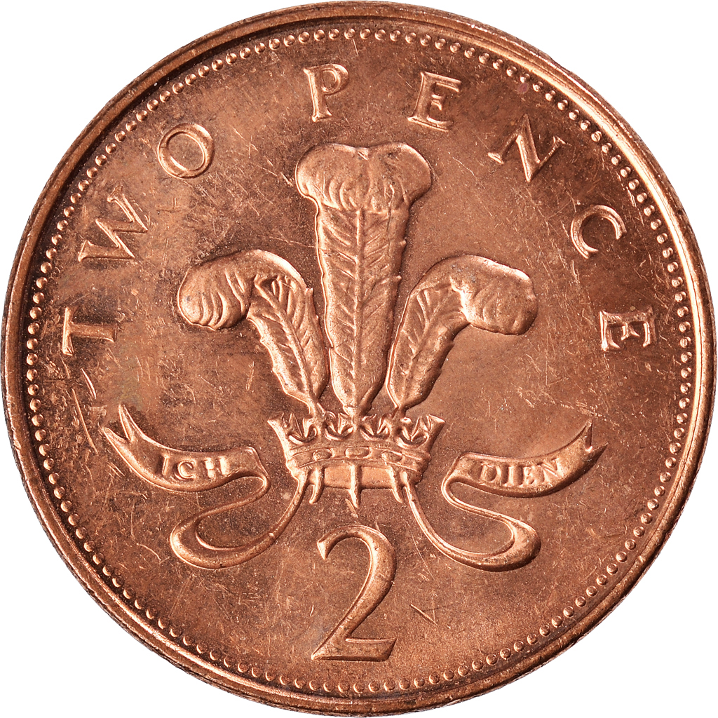 Moneda, Gran Bretaña, 2 Pence, 2001