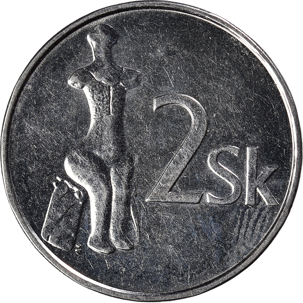 Moneda, Eslovaquia, 2 Koruna, 2003