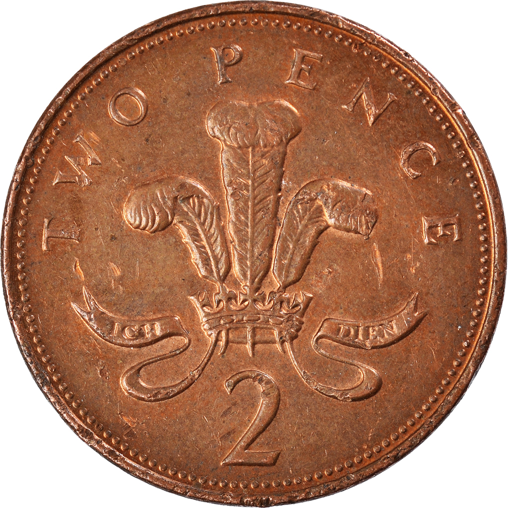 Moneda, Gran Bretaña, 2 Pence, 1999