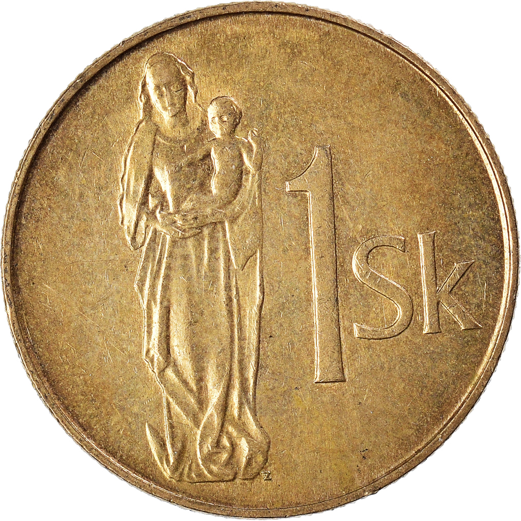 Moneda, Eslovaquia, Koruna, 1995