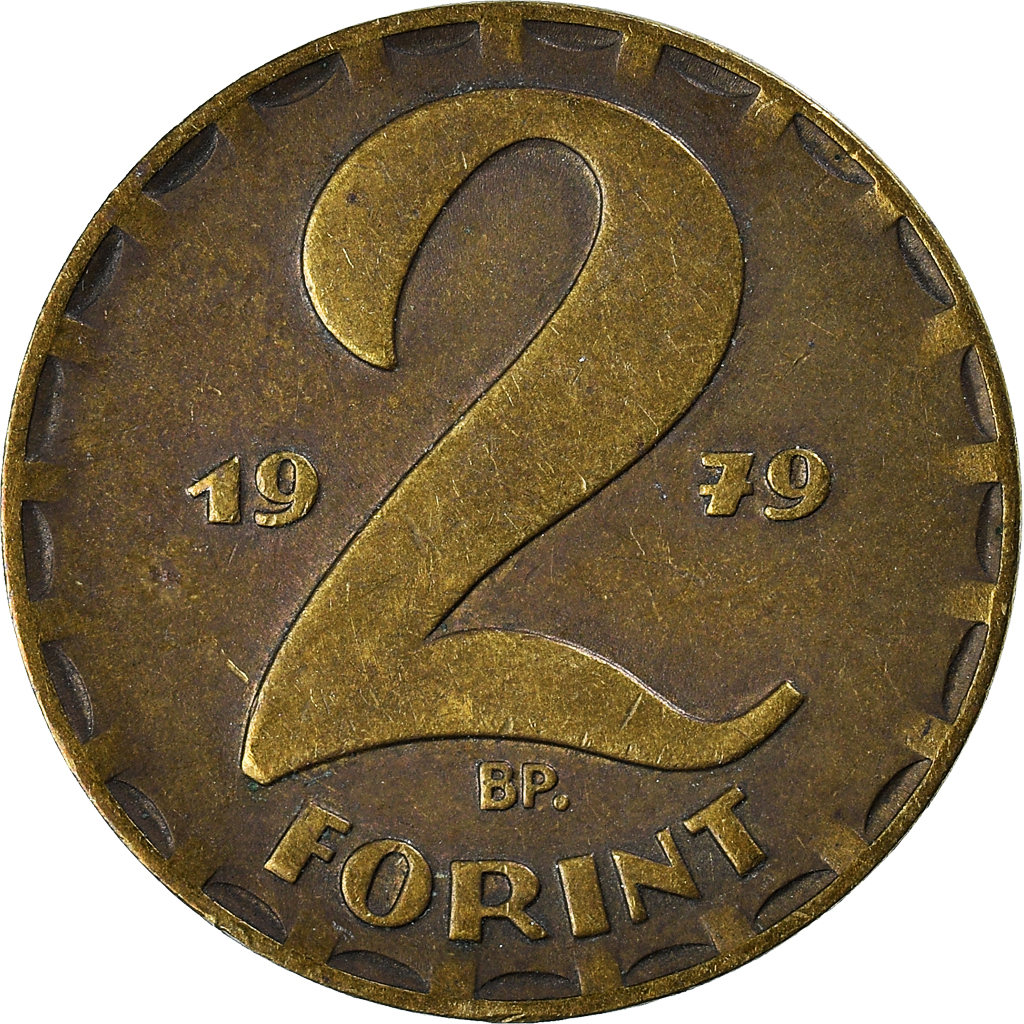 Moneda, Hungría, 2 Forint, 1979