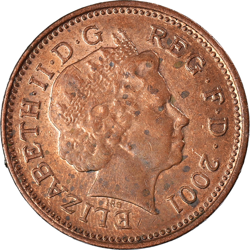 Moneda, Gran Bretaña, Penny, 2001