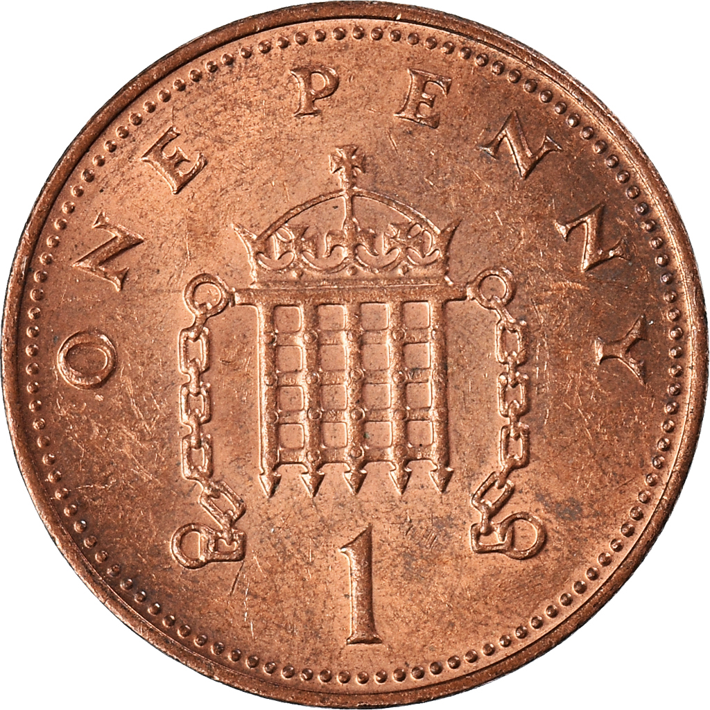 [#925468] Coin, Great Britain, Penny, 2004