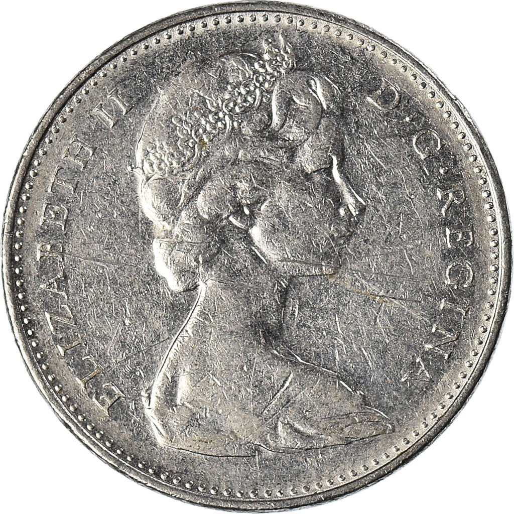 Moneda, Canadá, 5 Cents, 1976