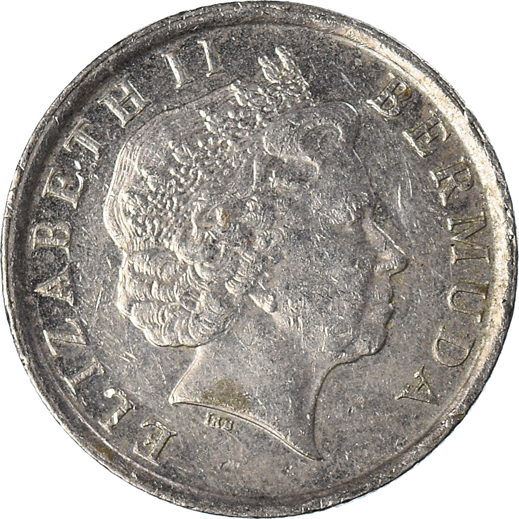 Moneda, Bermudas, 10 Cents, 2001
