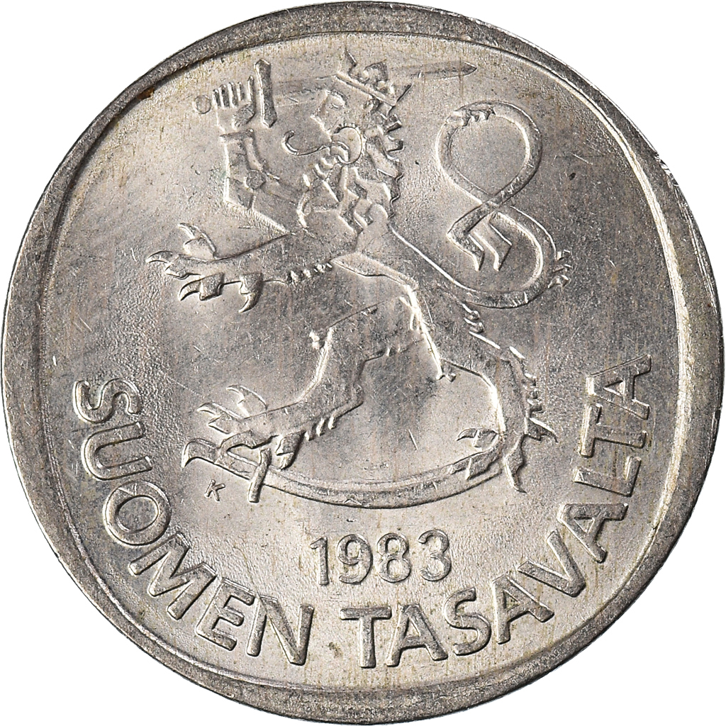 Moneda, Finlandia, Markka, 1983