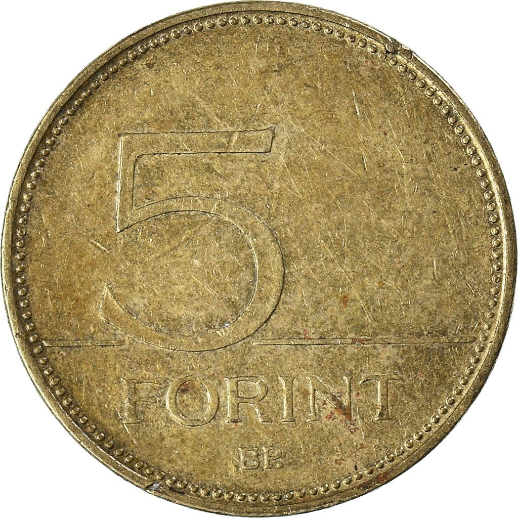 Moneda, Hungría, 5 Forint, 2005