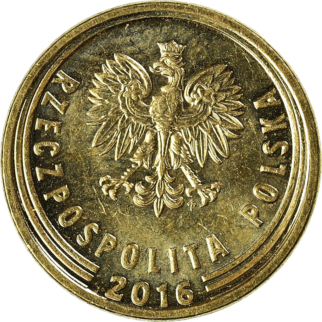 Moneda, Polonia, 2 Grosze, 2016