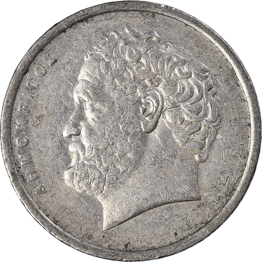 Moneda, Grecia, 10 Drachmes, 1988