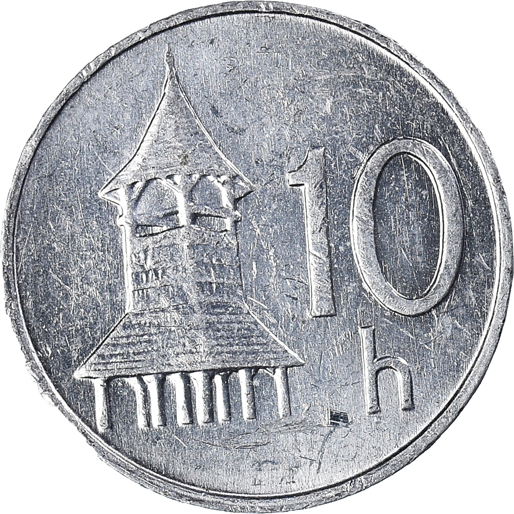 Moneda, Eslovaquia, 10 Halierov, 1998