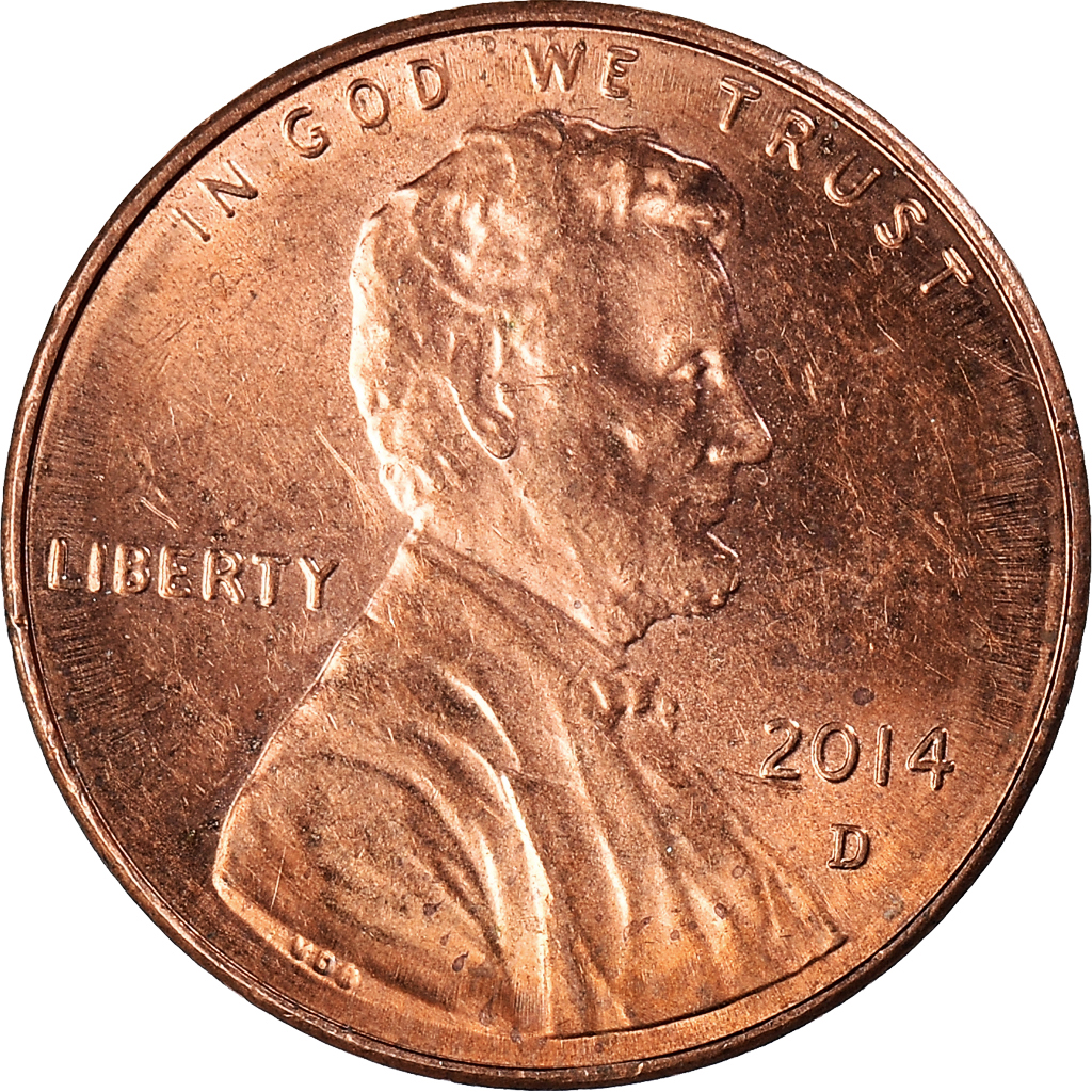 Moneda, Estados Unidos, Cent, 2014