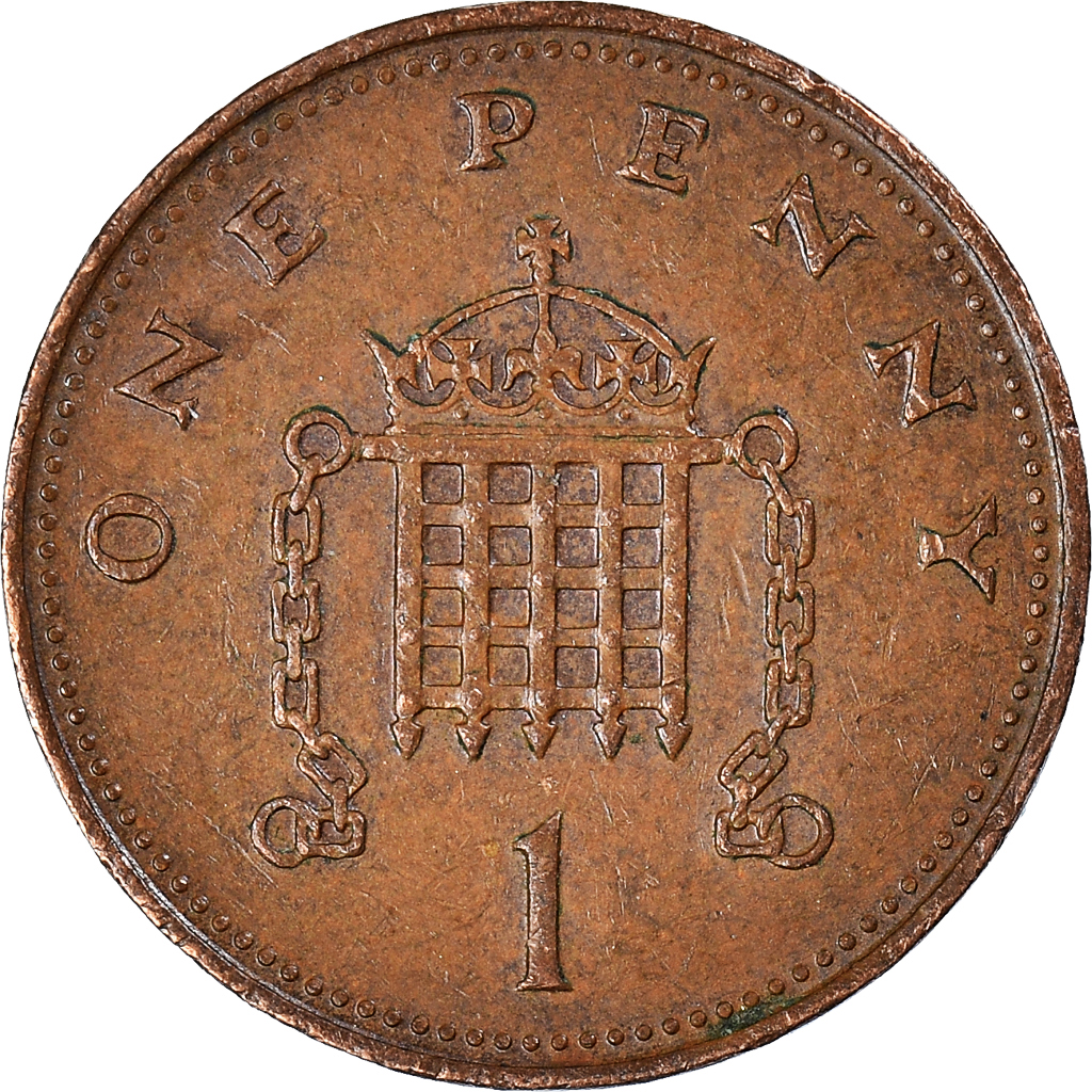 Moneda, Gran Bretaña, Penny, 1985