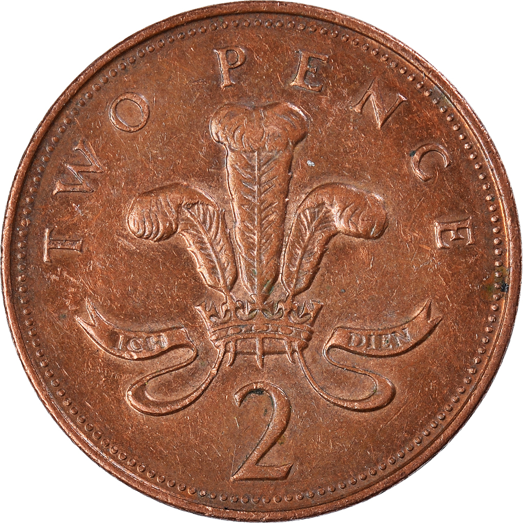 Moneda, Gran Bretaña, 2 Pence, 1997