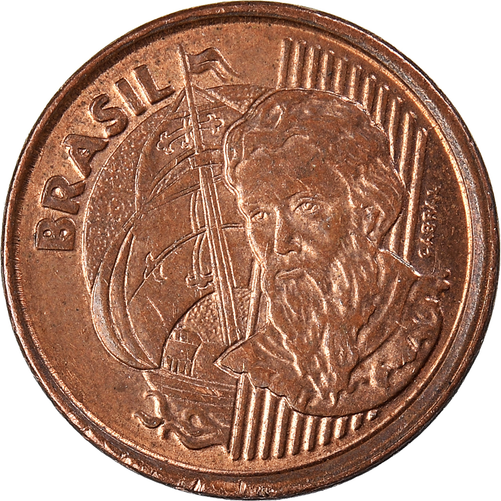 Moneda, Brasil, Centavo, 2004