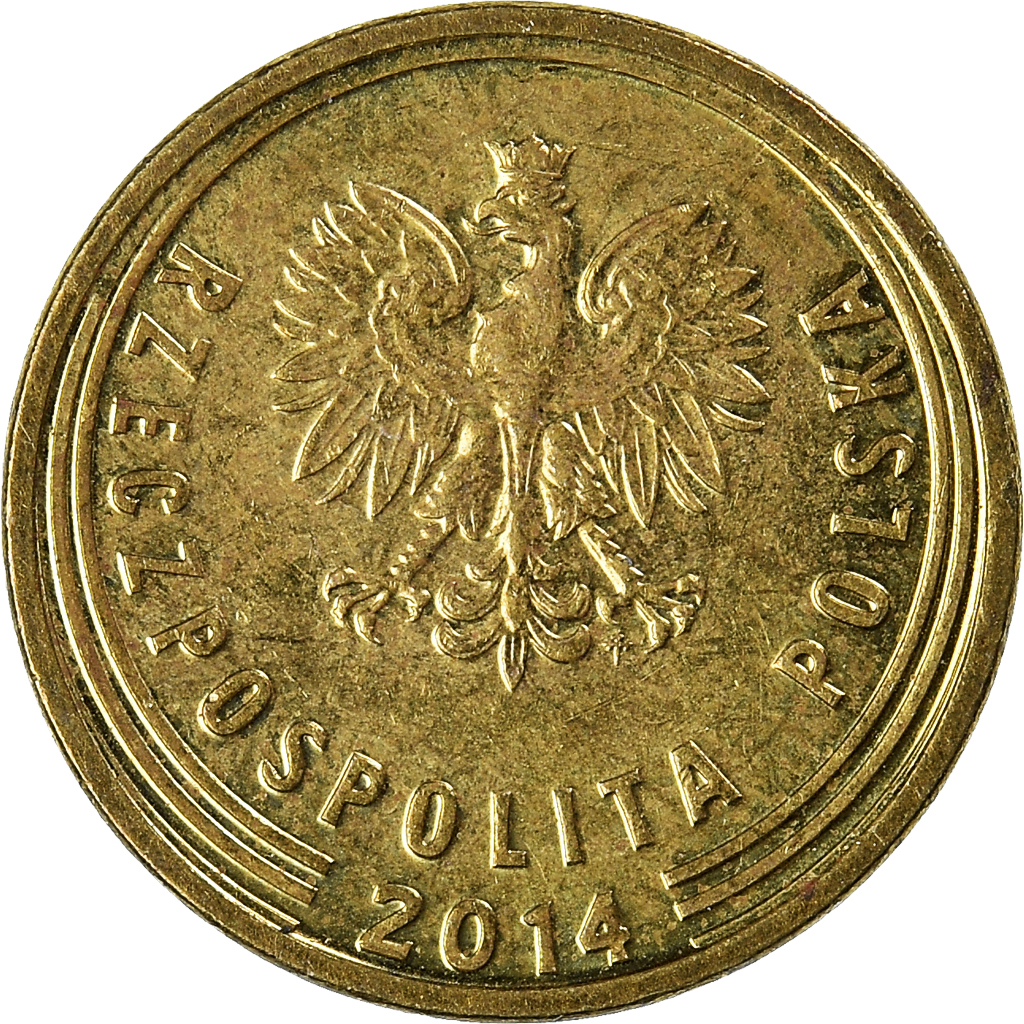Moneda, Polonia, 2 Grosze, 2014