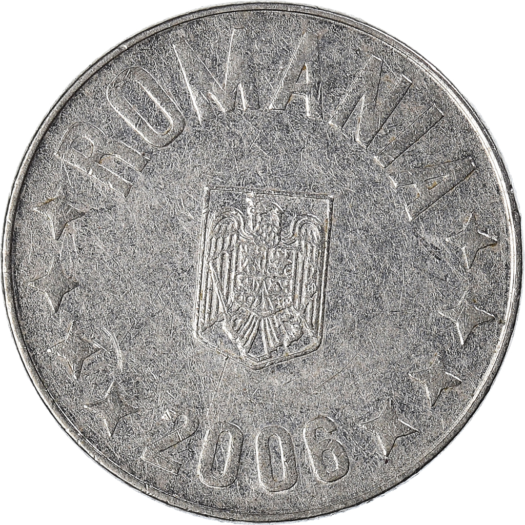 Moneda, Rumanía, 10 Bani, 2006