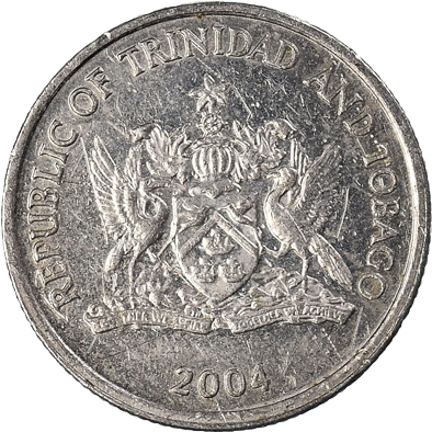 Moneda, TRINIDAD & TOBAGO, 10 Cents, 2004