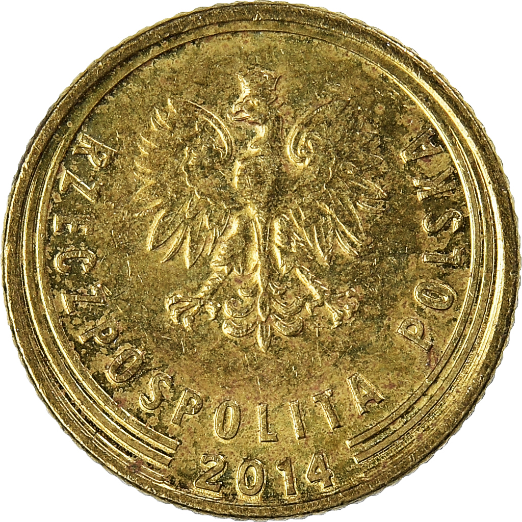 Moneda, Polonia, Grosz, 2014