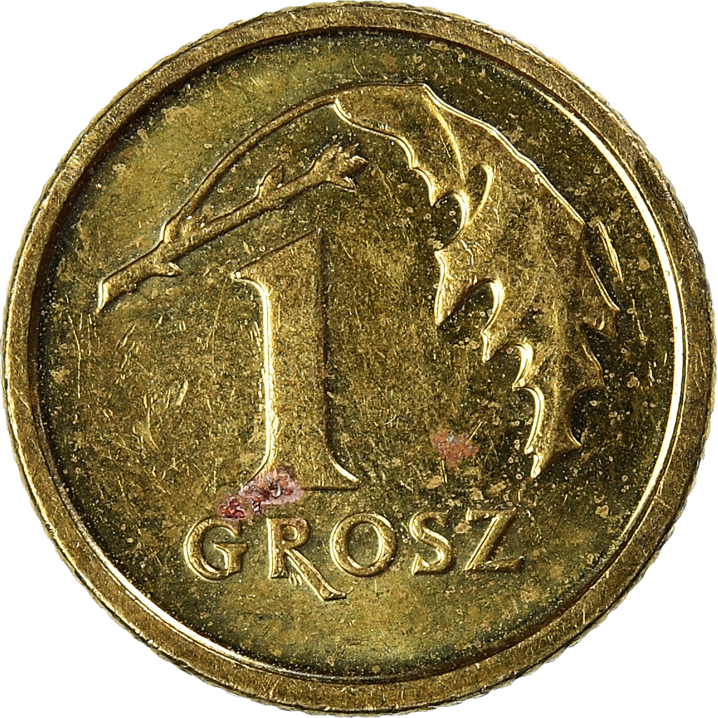 Moneda, Polonia, Grosz, 2014