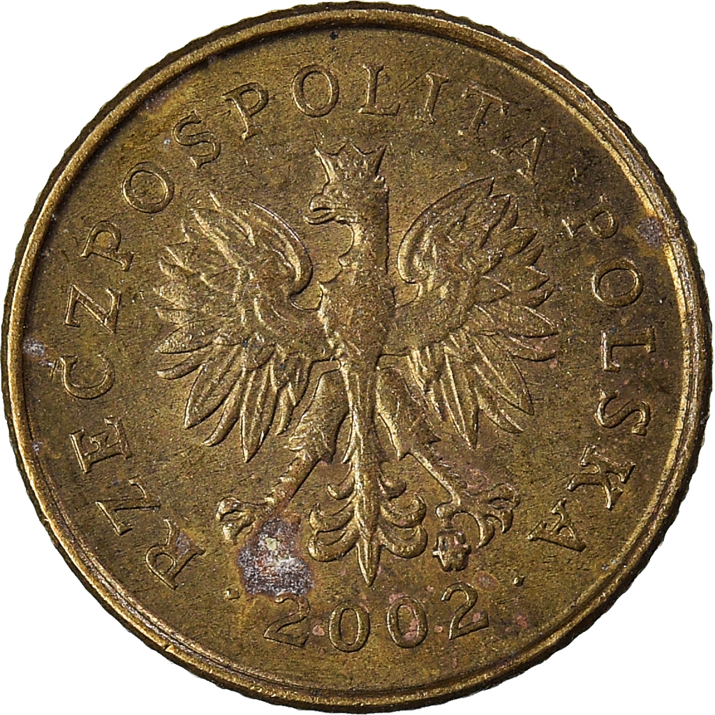 Moneda, Polonia, Grosz, 2002