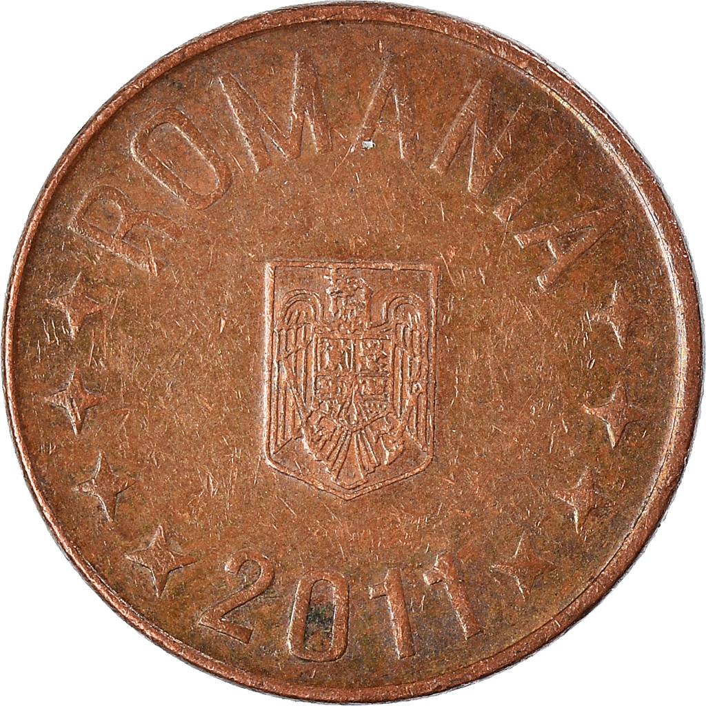 Coin, Romania, 5 Bani, 2011