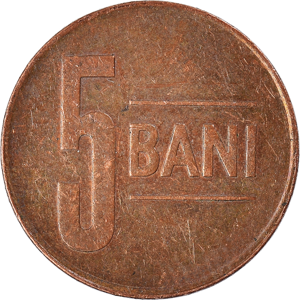 Coin, Romania, 5 Bani, 2011
