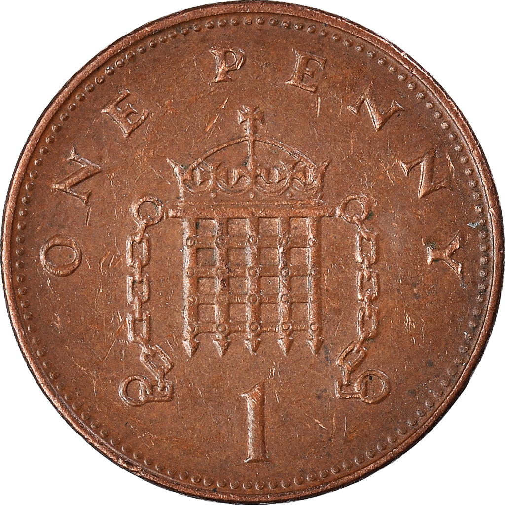 Moneda, Gran Bretaña, Penny, 1998