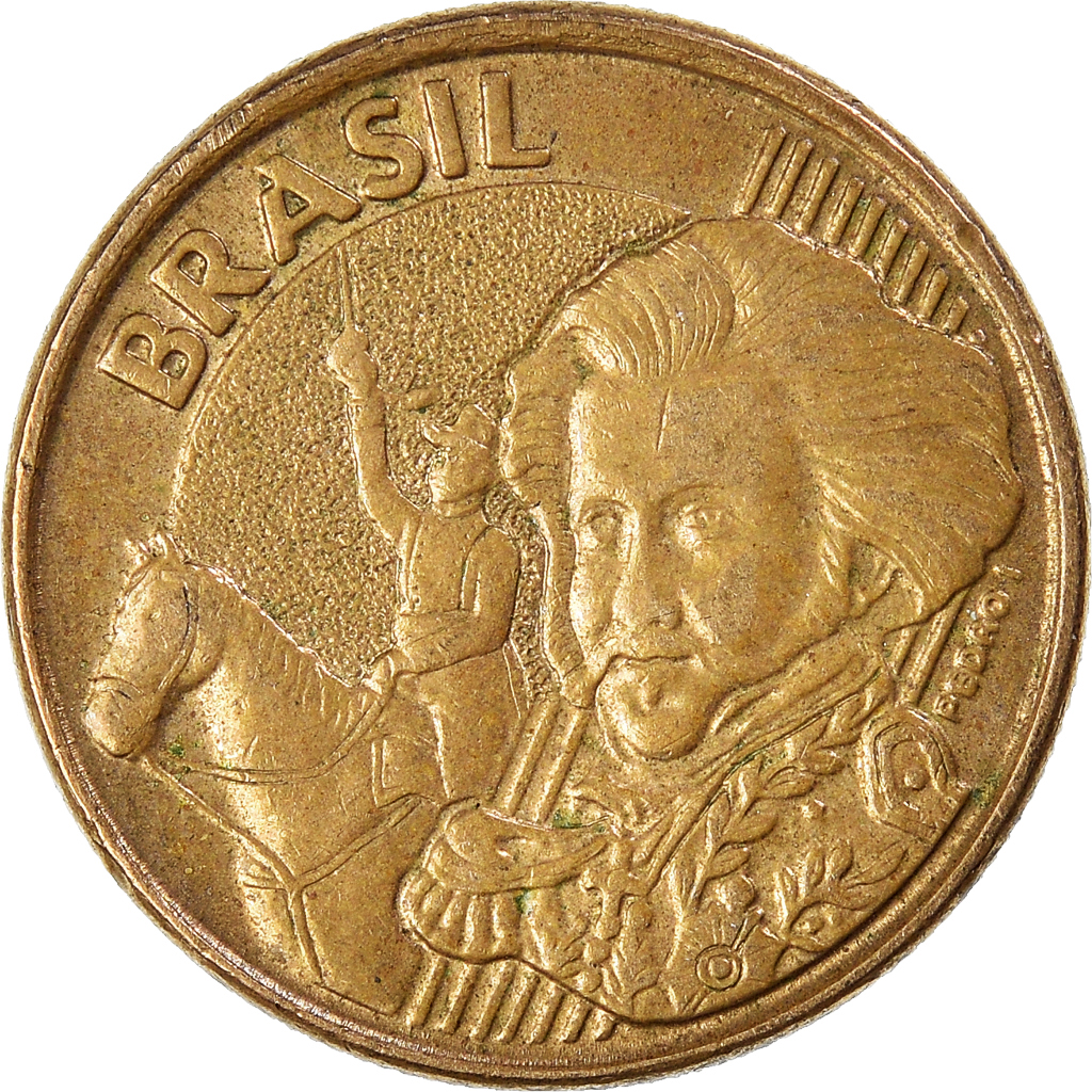 Moneda, Brasil, 10 Centavos, 2005