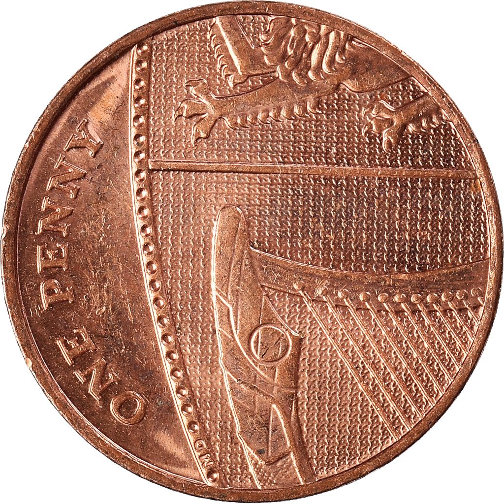 Moneda, Gran Bretaña, Penny, 2009