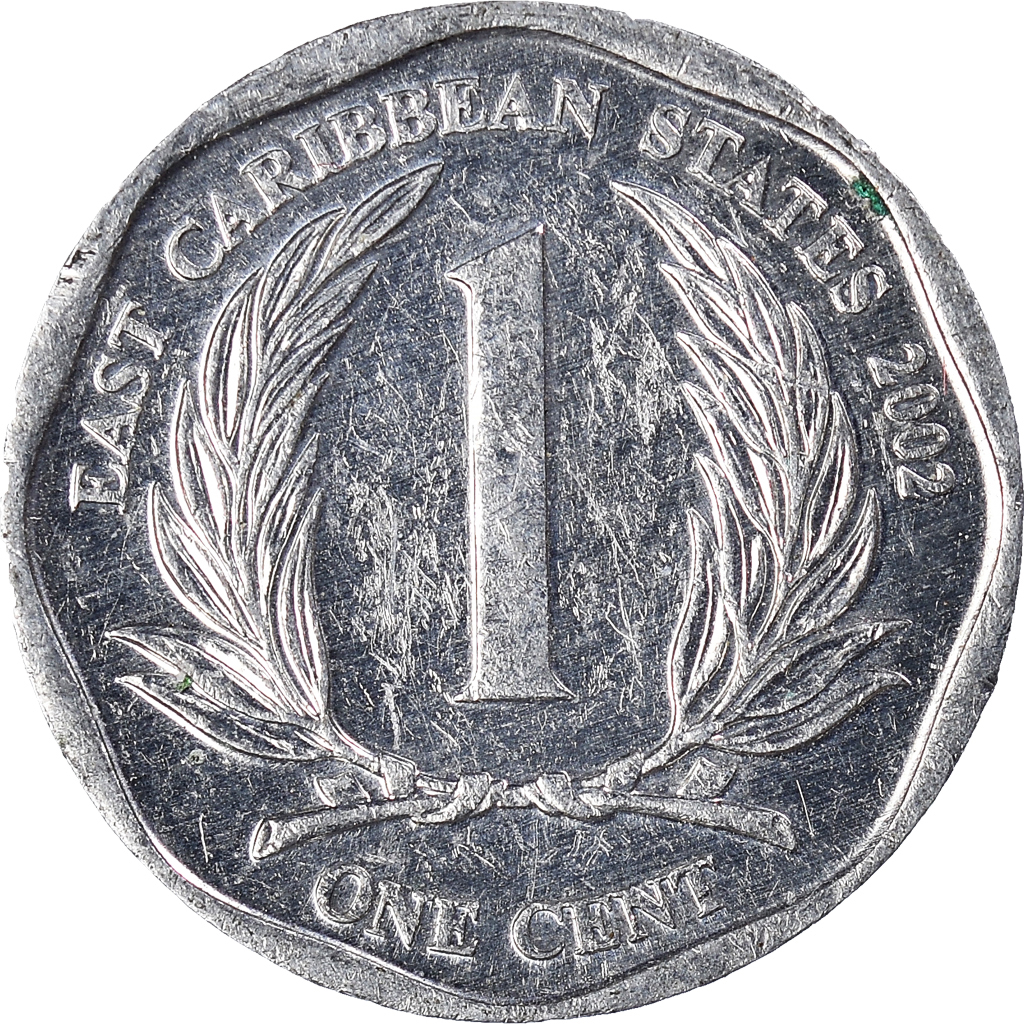 Moneda, Estados del Caribe Oriental , Cent, 2002